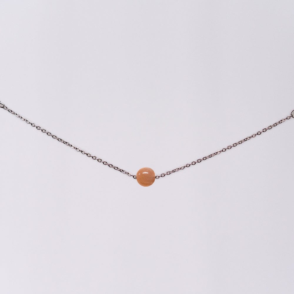 Bracelet Pierre du Soleil Séverine - Acier Inoxydable Argent