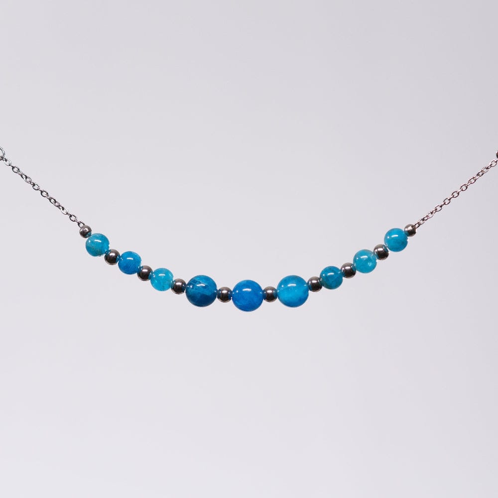 Bracelet Apatite Emma - Acier Inoxydable Argent