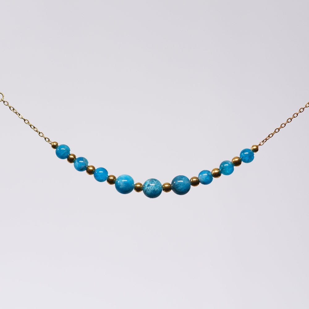 Bracelet Apatite Emma - Acier Inoxydable Or