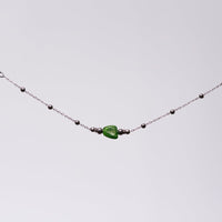 Bracelet Diopside Eva - Acier Inoxydable Argent