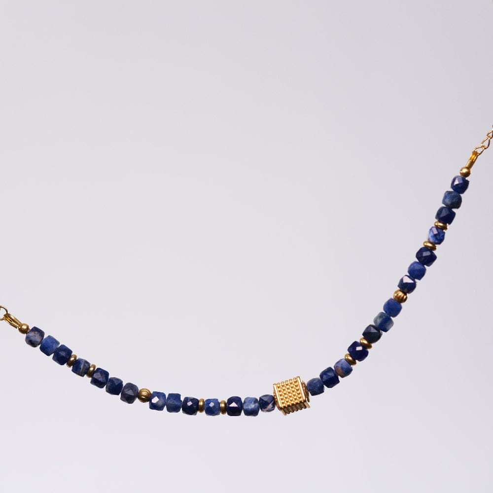 Bracelet Sodalite Gabriel - Acier Inoxydable Or
