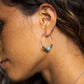 Boucles d'Oreilles Amazonite Cassandra Argent