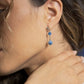 Boucles d'Oreilles Apatite Emma Argent