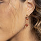 Boucles d'Oreilles Cornaline Emma Or