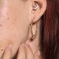 Boucles d'Oreilles Pierre du Soleil Celia Or