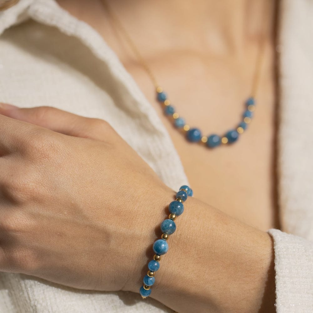 Bracelet Apatite Emma Or