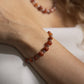 Bracelet Cornaline Emma Argent