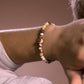 Bracelet Jaspe Zèbre Brun Chahin