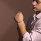 Bracelet Jaspe Zèbre Brun Chahin Porter