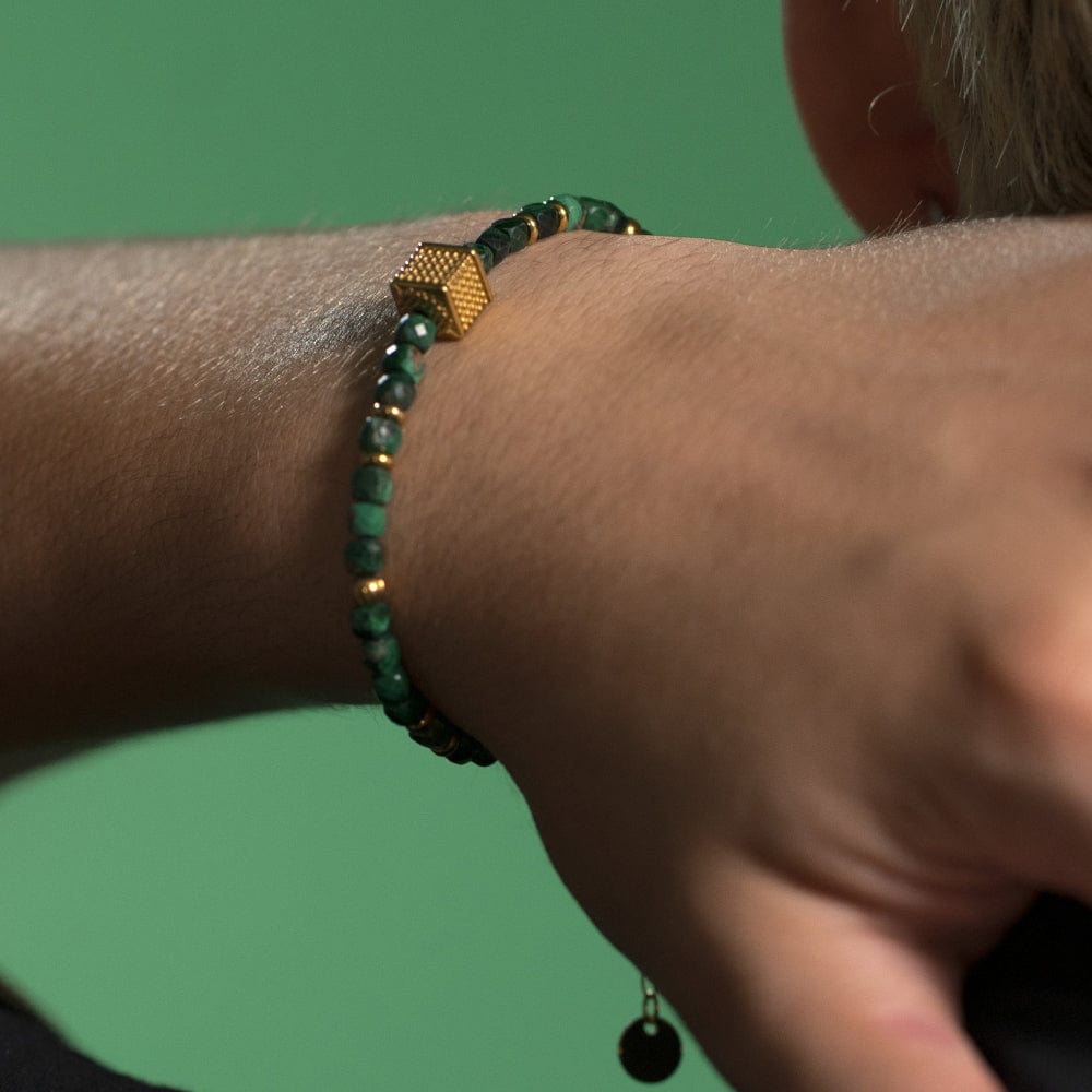 Bracelet Malachite Gabriel Or 02