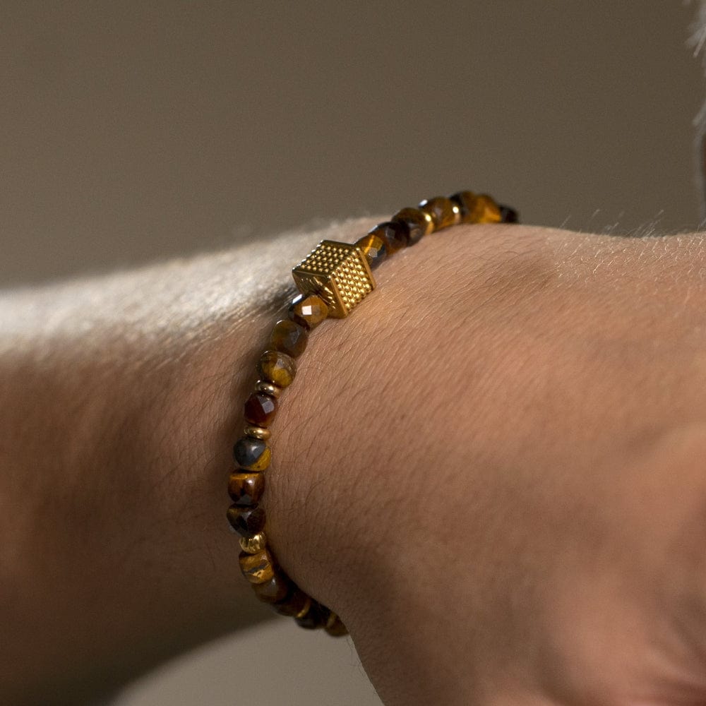 Bracelet Œil de Tigre Gabriel Or