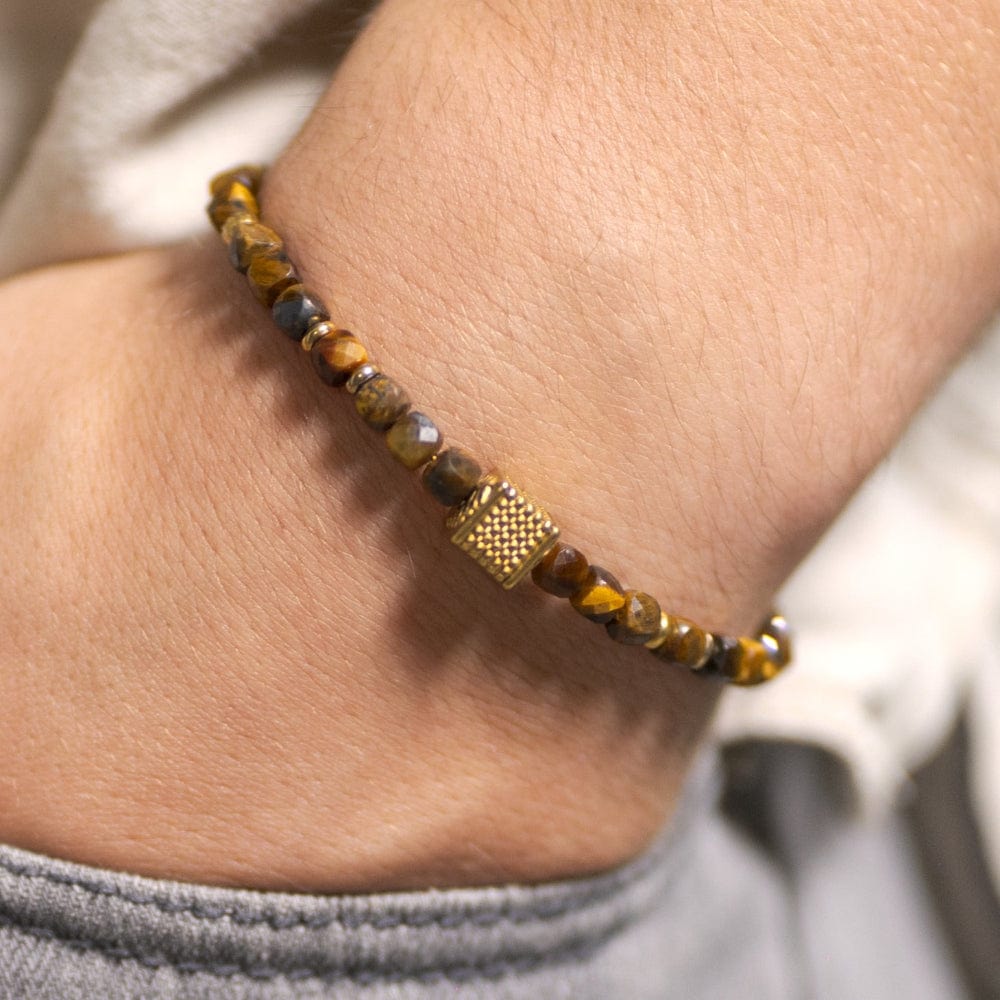 Bracelet Œil de Tigre Gabriel or 02