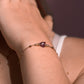 Bracelet Tourmaline Rose Eva Or