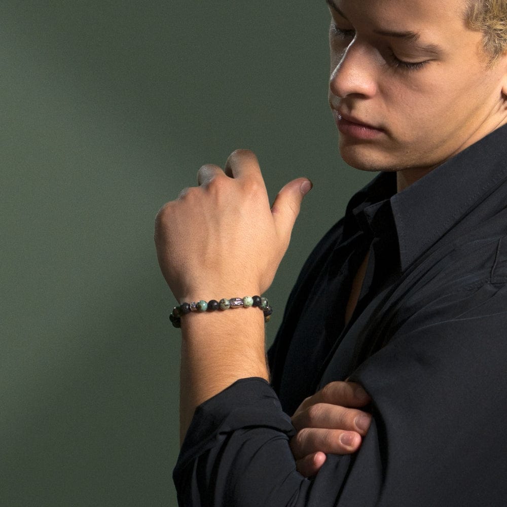 Bracelet Turquoise Africaine Eric Argent Porter