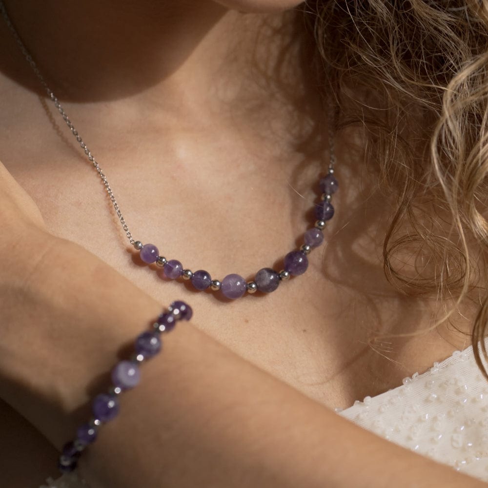 Collier Améthyste Emma Argent