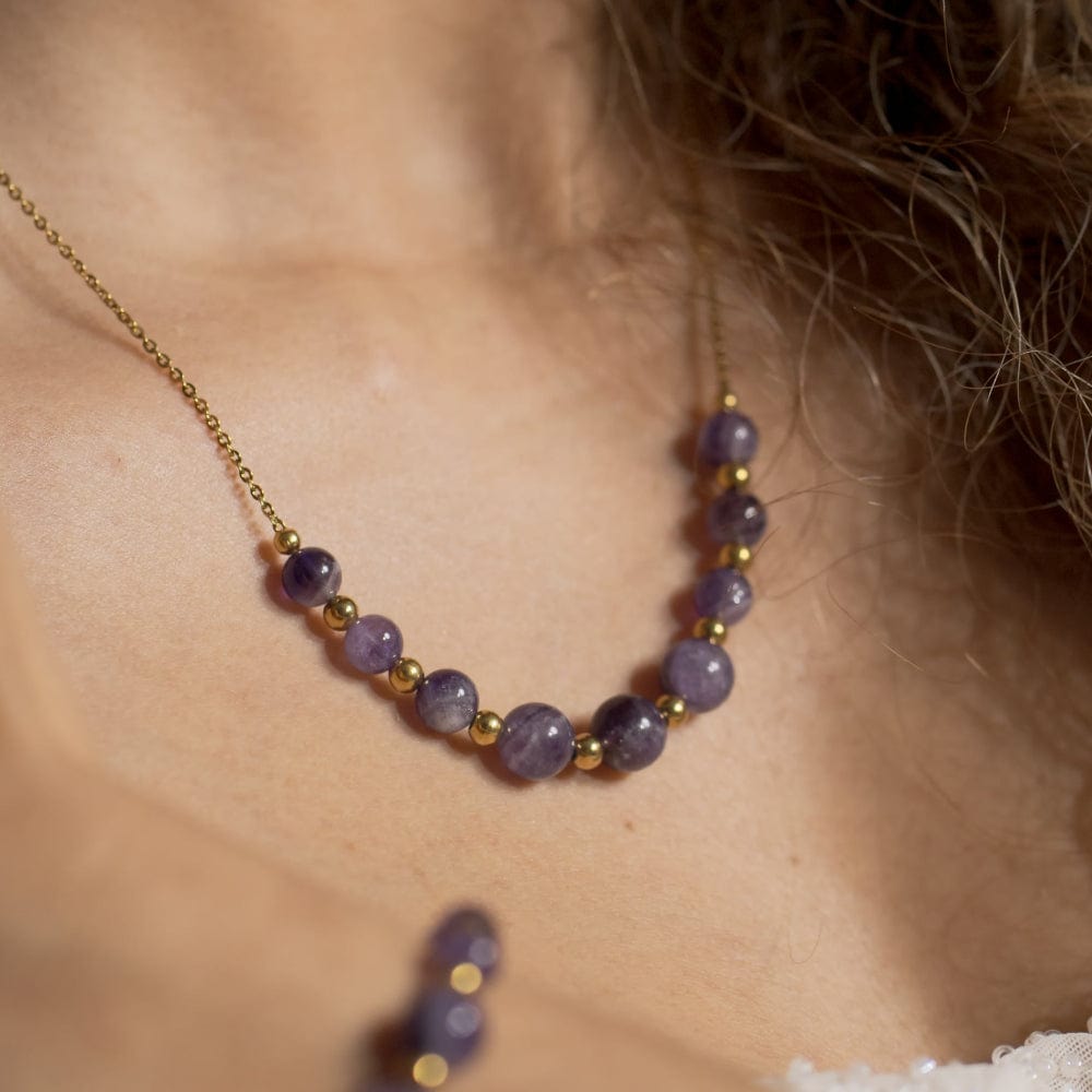 Collier Améthyste Emma Or
