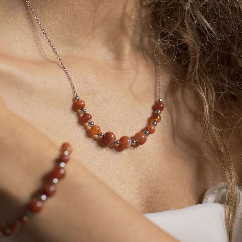 Collier Cornaline Emma Argent