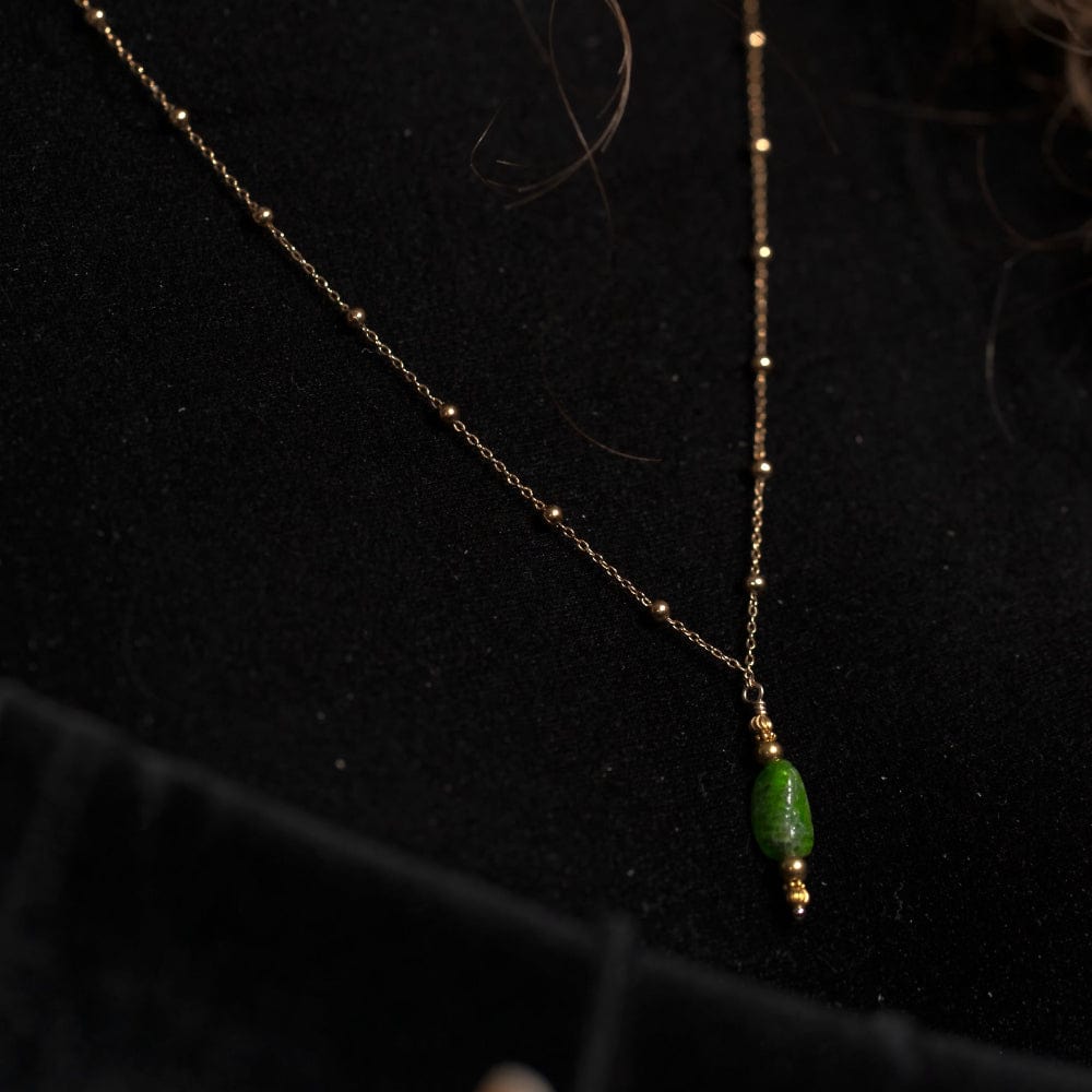 Collier Diopside Or Eva