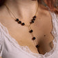 Collier Grenat Cassandra Or