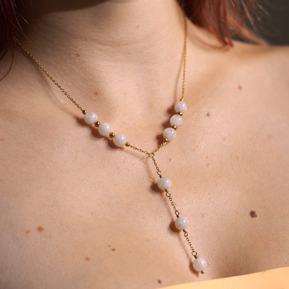 Collier Pierre de Lune Cassandra Or