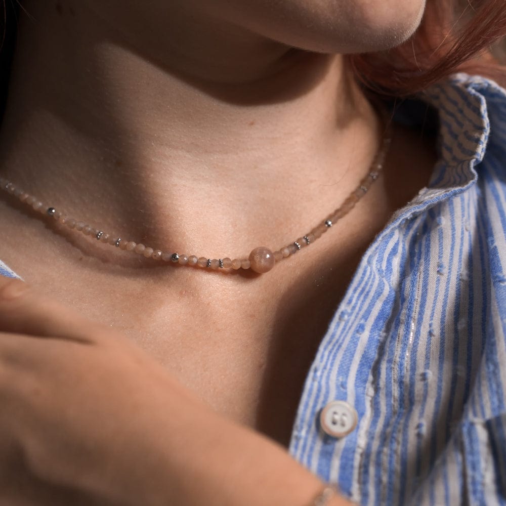 Collier Pierre du Soleil Celia Argent