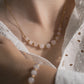 Collier Quartz Rose Emma Or