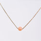 Collier en Pierre du Soleil Séverine - Acier Inoxydable Or