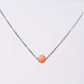 Collier en Pierre du Soleil Séverine - Acier Inoxydable Argent