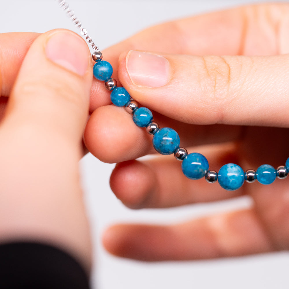Collier Emma en Apatite