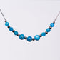 Collier en Apatite - Acier Inoxydable Argent