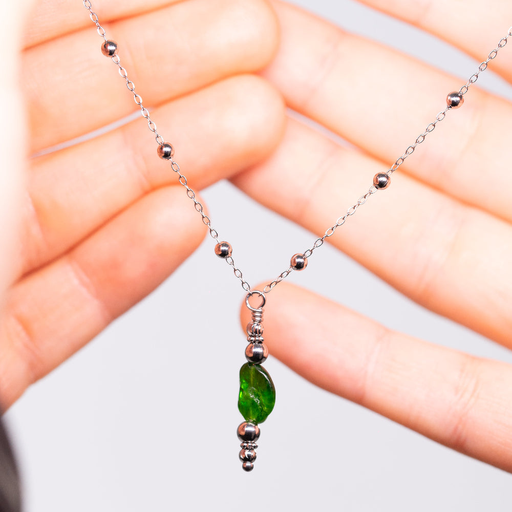 Collier Eva en Diopside