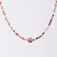 Collier en Tourmaline Rose - Acier inoxydable Or
