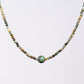 Collier en Turquoise Africaine Célia - Acier inoxydable Or