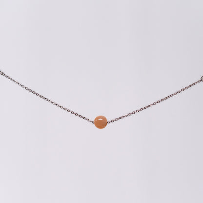 Bracelet Pierre du Soleil Séverine - Acier Inoxydable Argent