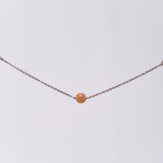 Bracelet Pierre du Soleil Séverine - Acier Inoxydable Argent