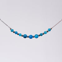 Bracelet Apatite Emma - Acier Inoxydable Argent
