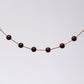 Bracelet Grenat Cassandra - Acier Inoxydable Or