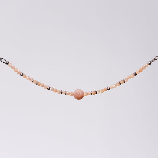 Bracelet Pierre du Soleil Célia - Acier Inoxydable Argent