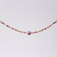 Bracelet Tourmaline Rose Célia - Acier Inoxydable Or