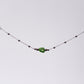 Bracelet Diopside Eva - Acier Inoxydable Argent