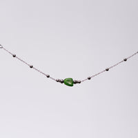 Bracelet Diopside Eva - Acier Inoxydable Argent