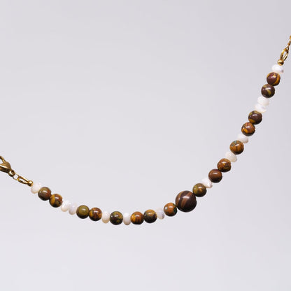 Bracelet Pierre de Nuwa Chahin - Acier Inoxydable Or