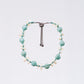 Bracelet Amazonite Cédric - Acier Inoxydable Argent