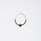 Boucle Oreille Turquoise Africaine Célia - Acier Inoxydable Argent