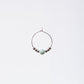 Boucle Oreille Amazonite Cassandra - Acier Inoxydable Argent