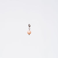 Boucle Oreille Pierre du Soleil Séverine - Acier Inoxydable Argent