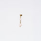Boucle Oreille Quartz Rose Emma - Acier Inoxydable Or