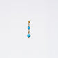 Boucle Oreille Apatite Emma - Acier Inoxydable Or