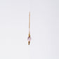 Boucle Oreille Améthyste Eva - Acier Inoxydable Or